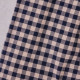 ORGANIC GINGHAM COTTON - Indigo Night / Dune